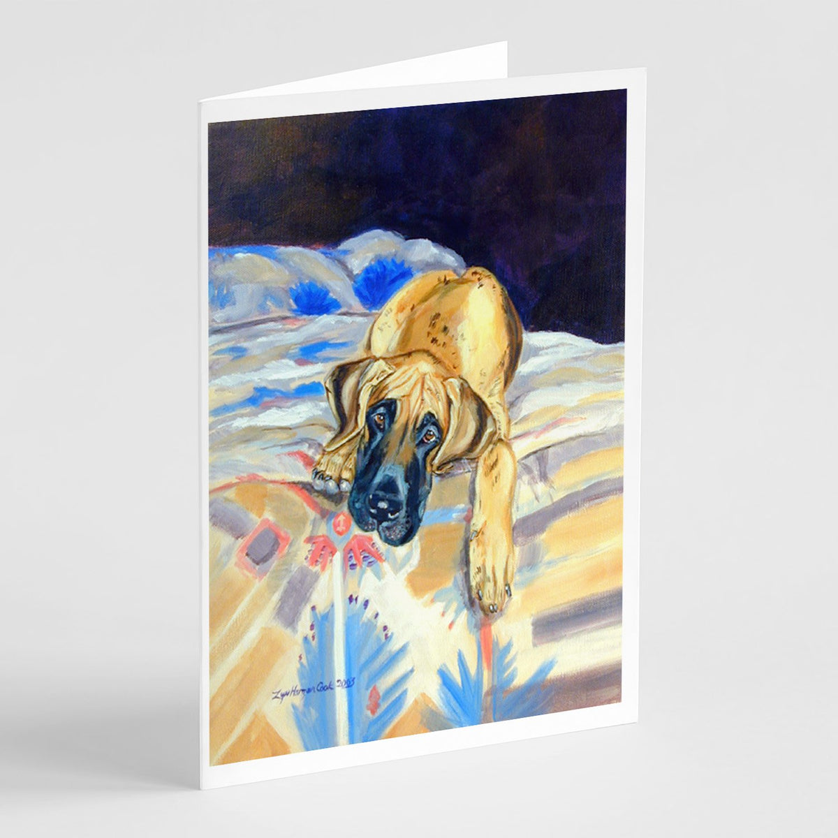 Buy this Fawn Great Dane  Greeting Cards and Envelopes Pack of 8