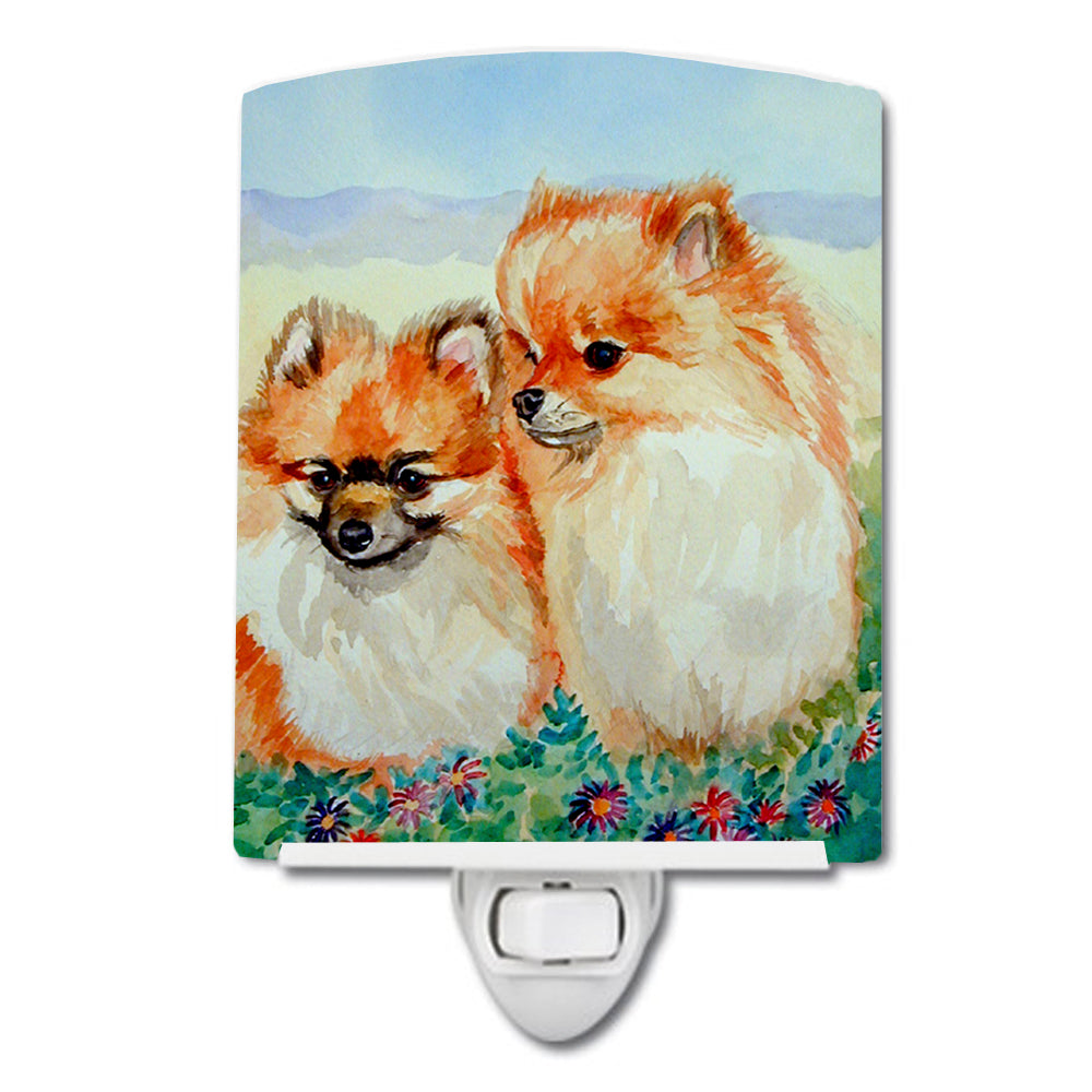 Pomeranian Ceramic Night Light 7262CNL - the-store.com