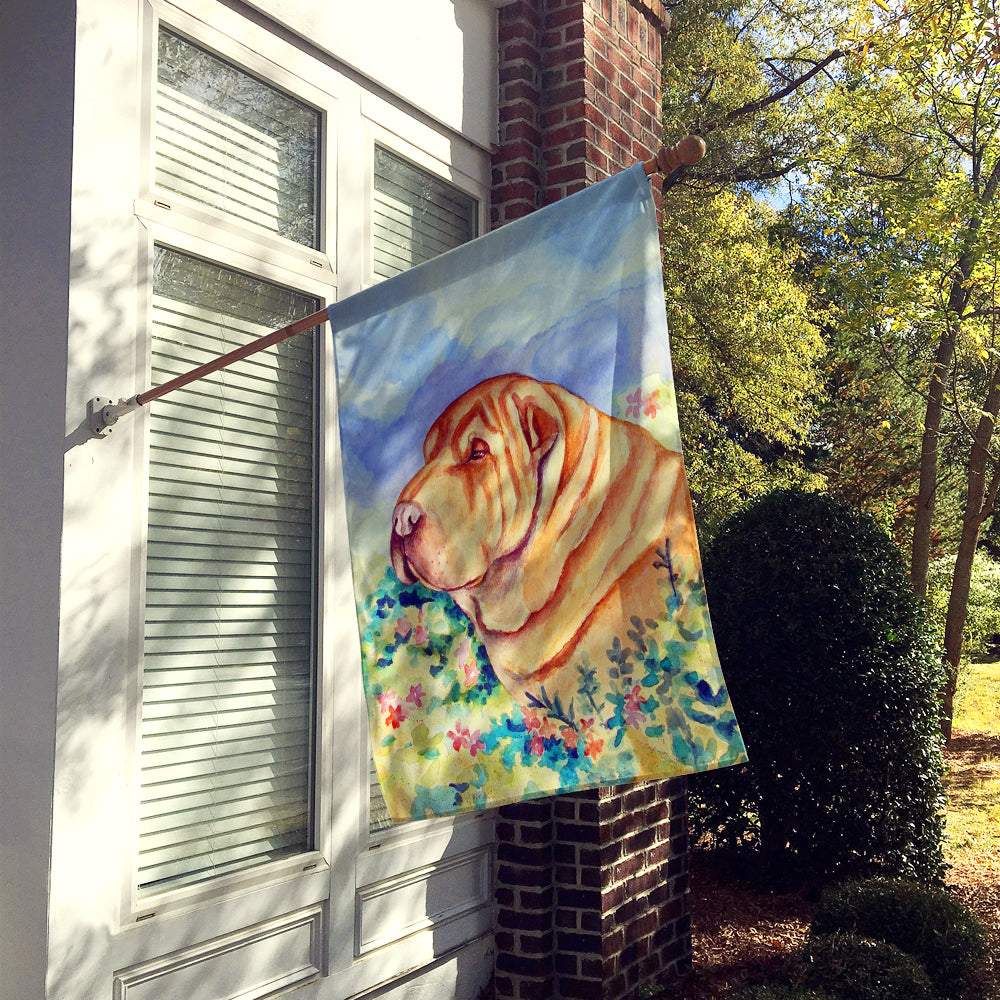 Shar Pei Flag Canvas House Size  the-store.com.