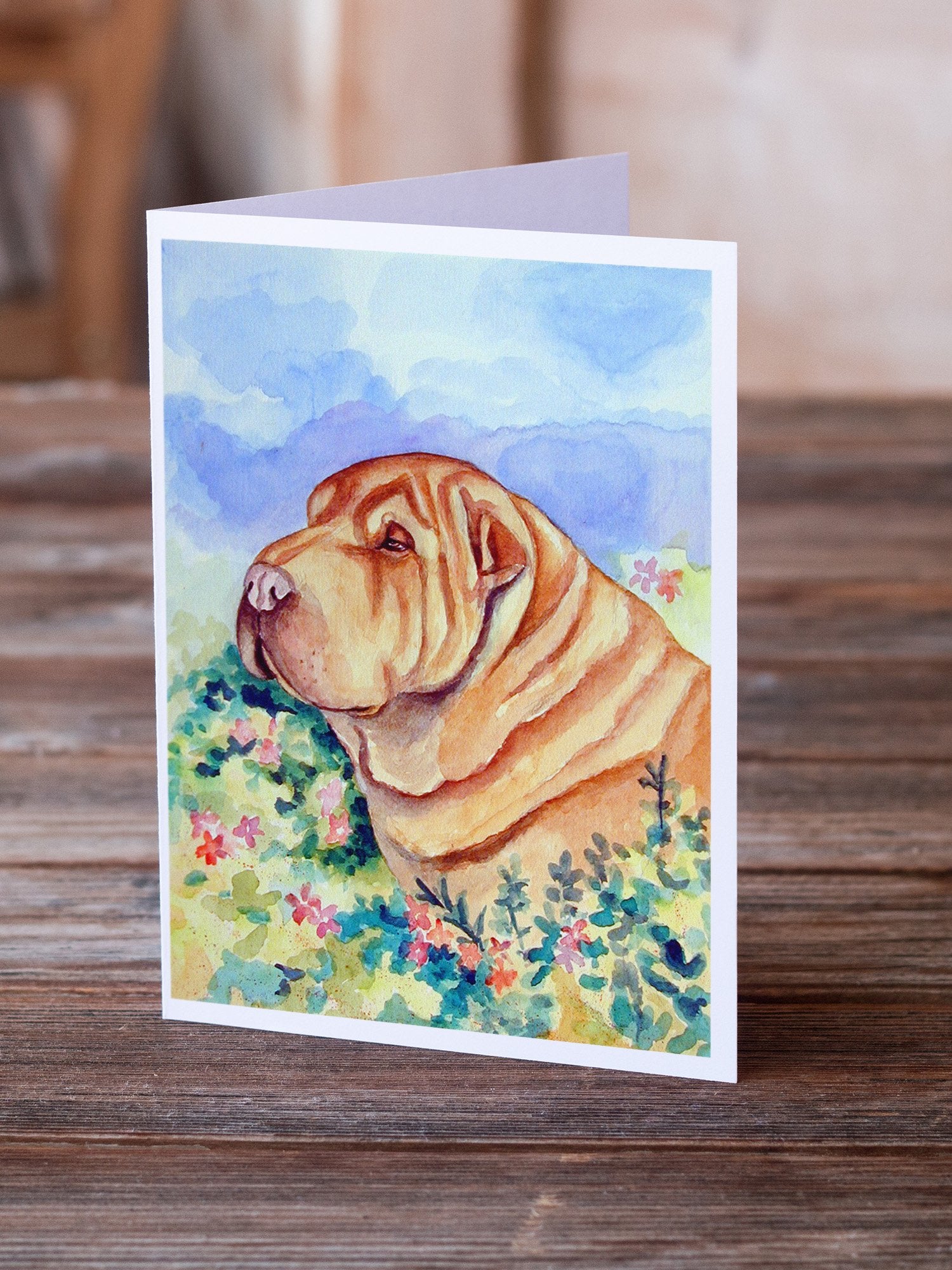 Buy this Shar Pei  Greeting Cards and Envelopes Pack of 8