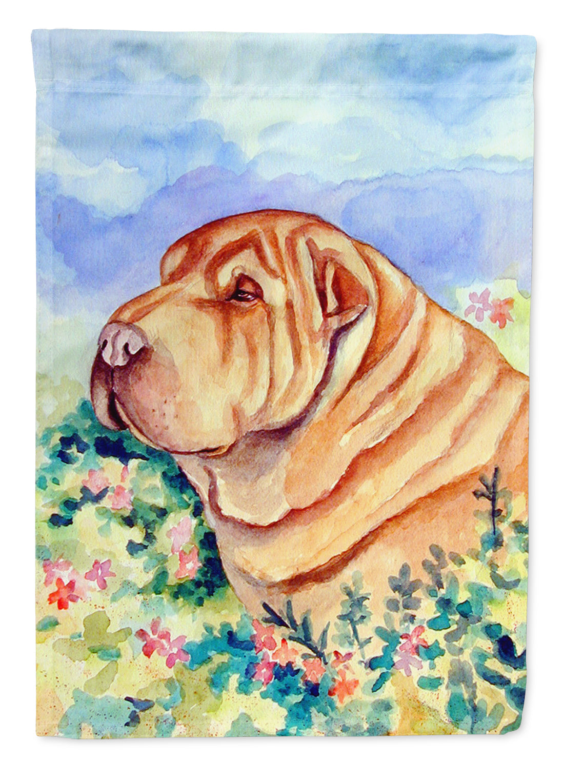 Shar Pei Flag Garden Size.