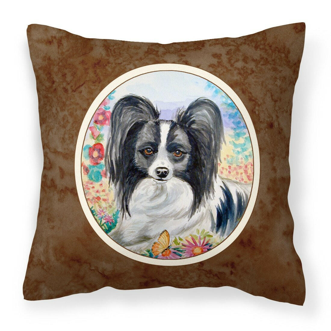 Papillon Fabric Decorative Pillow 7273PW1414 - the-store.com