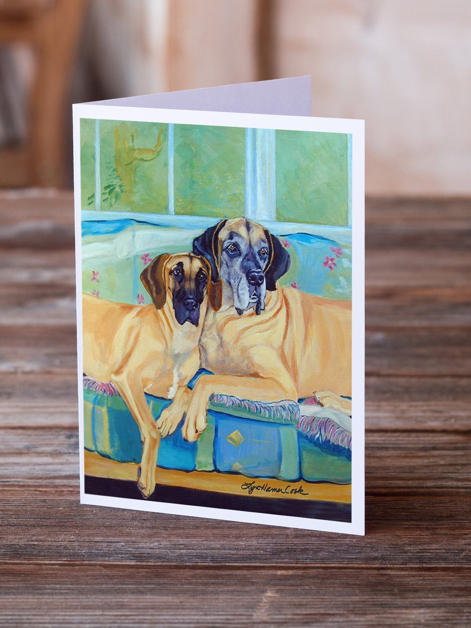 Buy this Great Dane  Greeting Cards and Envelopes Pack of 8