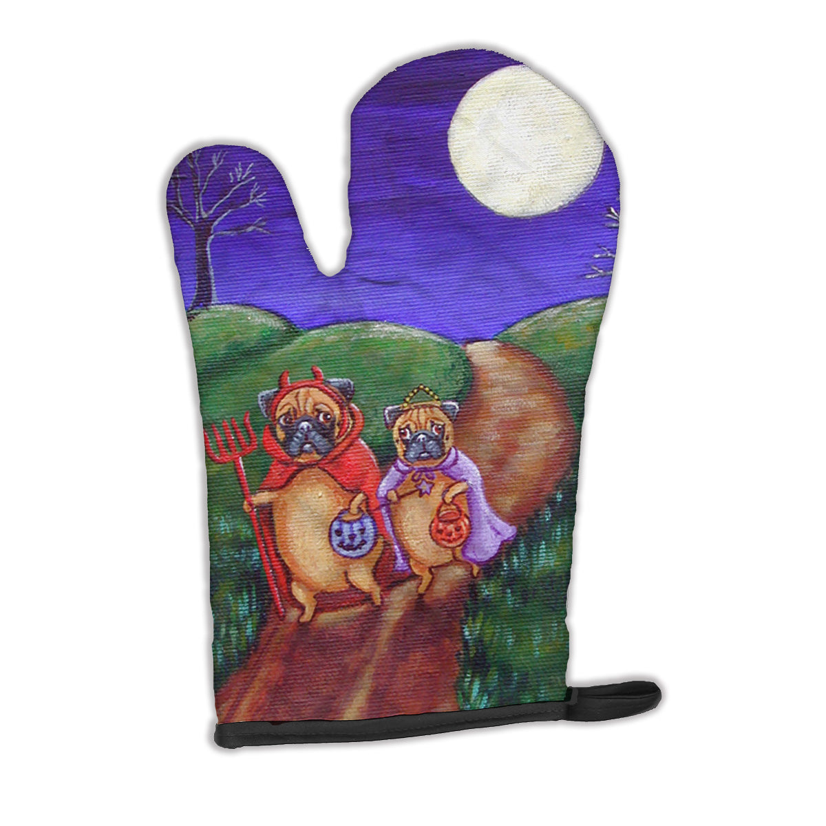 Trick or Treat Halloween Pug Oven Mitt 7281OVMT  the-store.com.