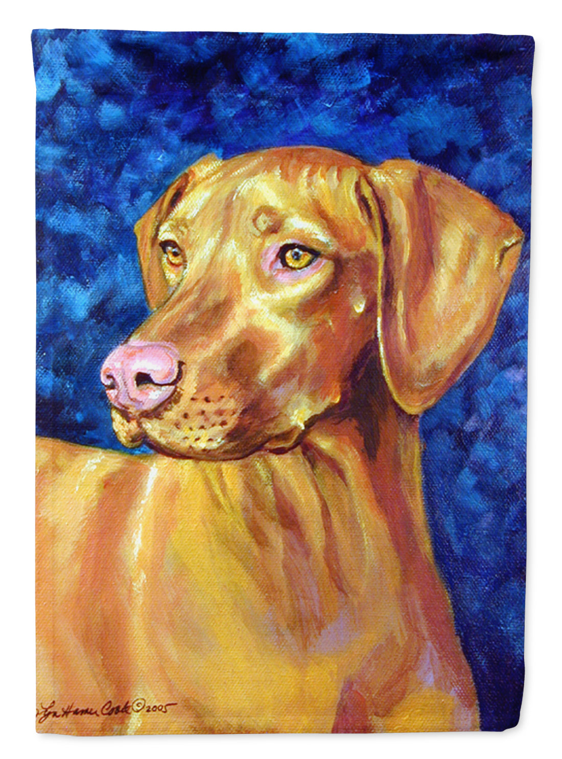 Vizsla Flag Canvas House Size  the-store.com.