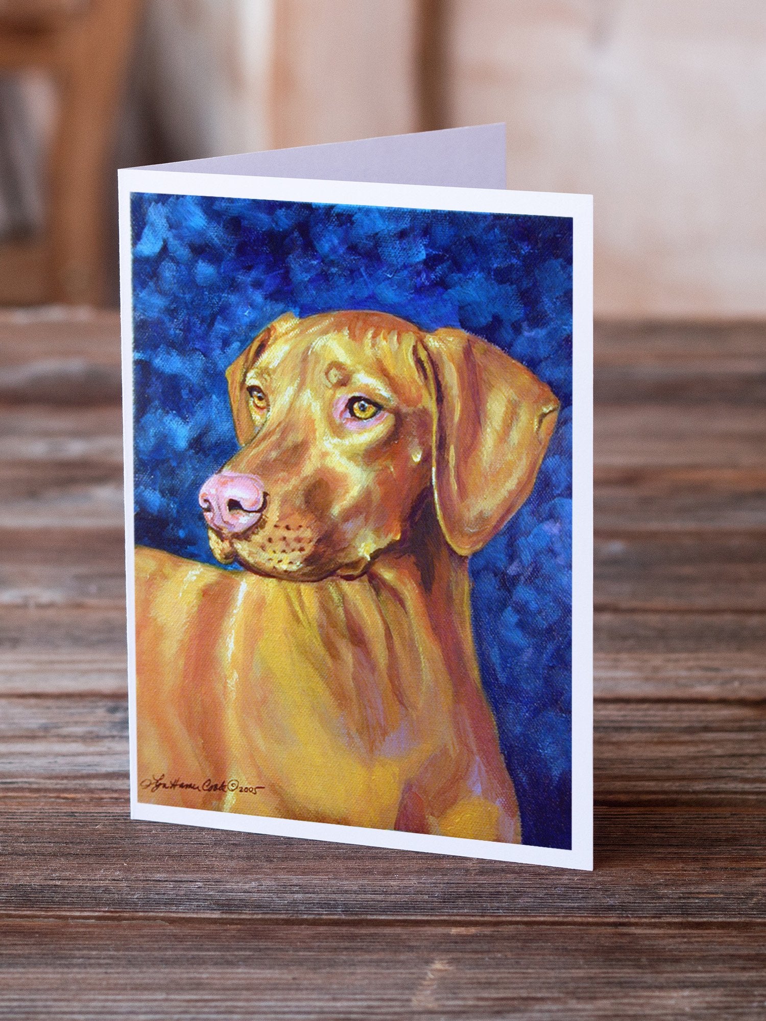 Buy this Vizsla Greeting Cards and Envelopes Pack of 8