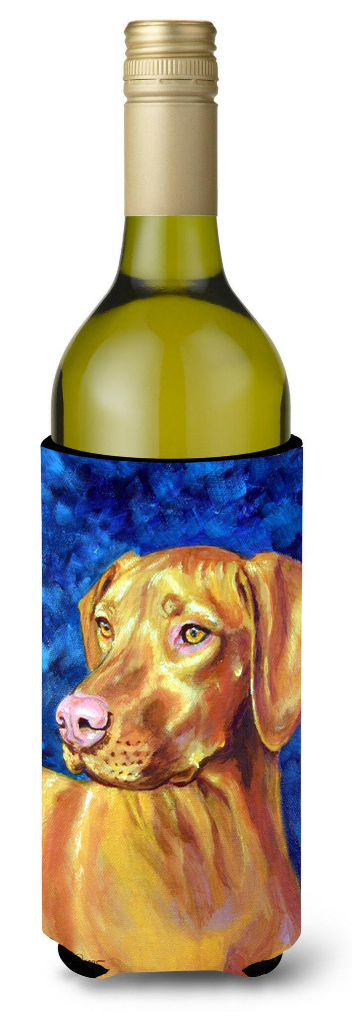 Vizsla Wine Bottle Beverage Insulator Beverage Insulator Hugger 7289LITERK by Caroline's Treasures