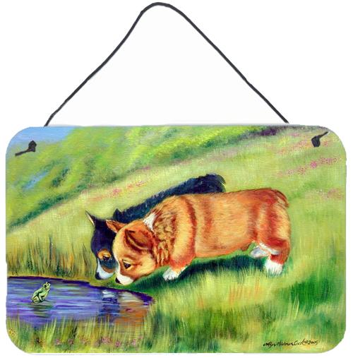 Corgi Aluminium Metal Wall or Door Hanging Prints by Caroline's Treasures