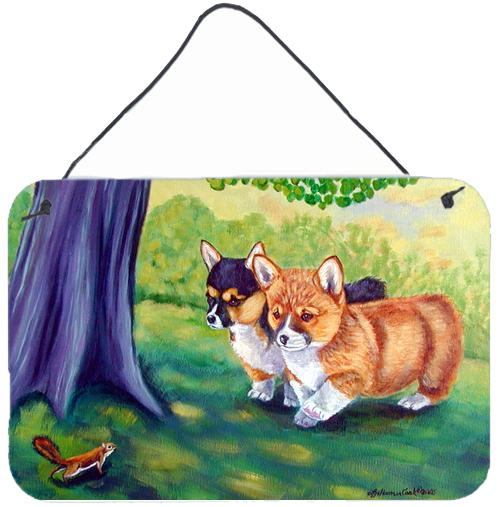 Corgi Aluminium Metal Wall or Door Hanging Prints by Caroline's Treasures