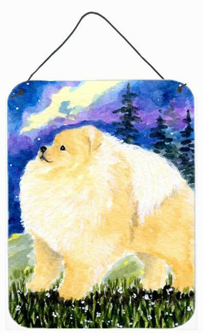 Pomeranian Aluminium Metal Wall or Door Hanging Prints by Caroline&#39;s Treasures