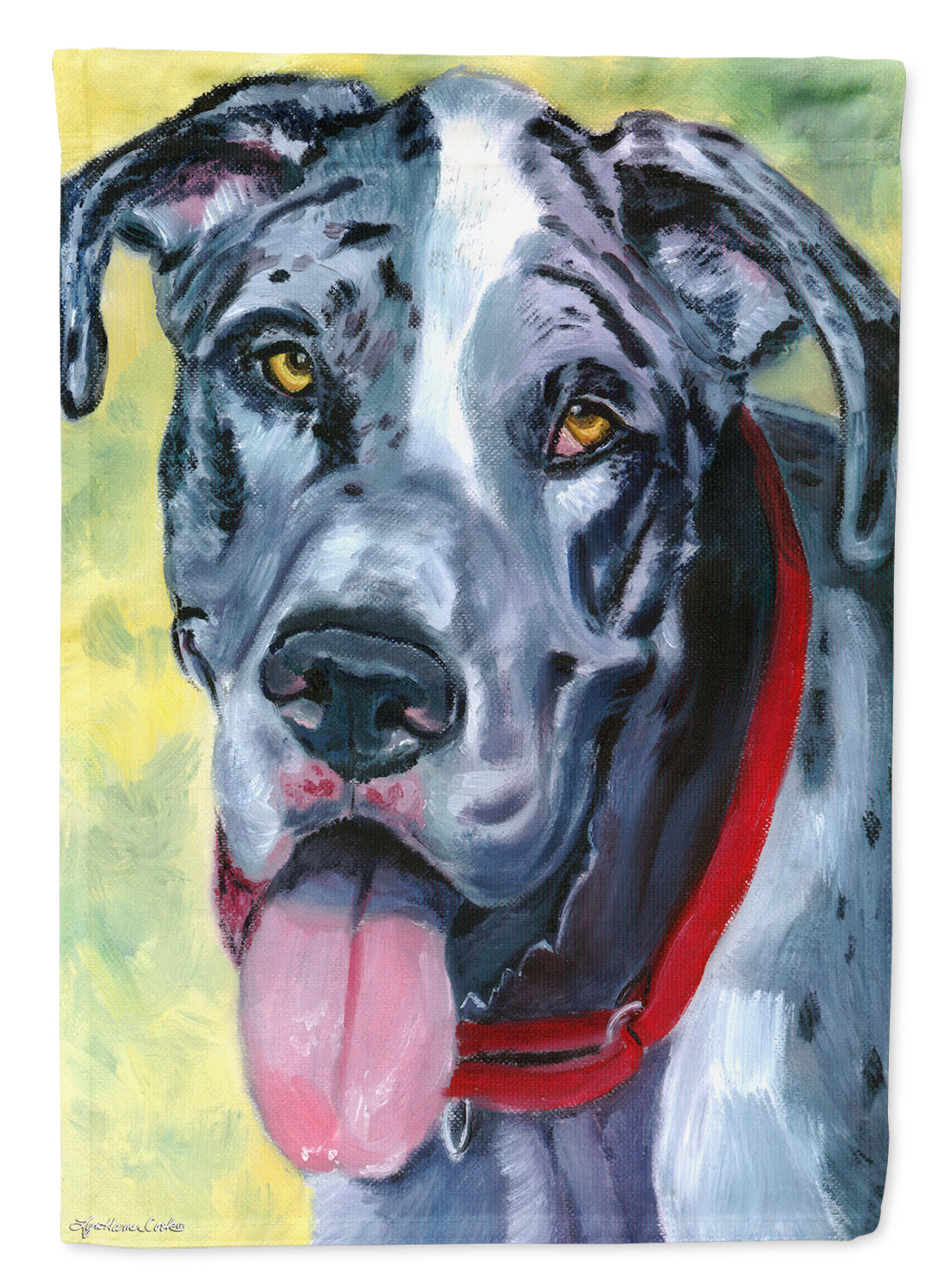 Great Dane Apollo Flag Garden Size 7306GF.