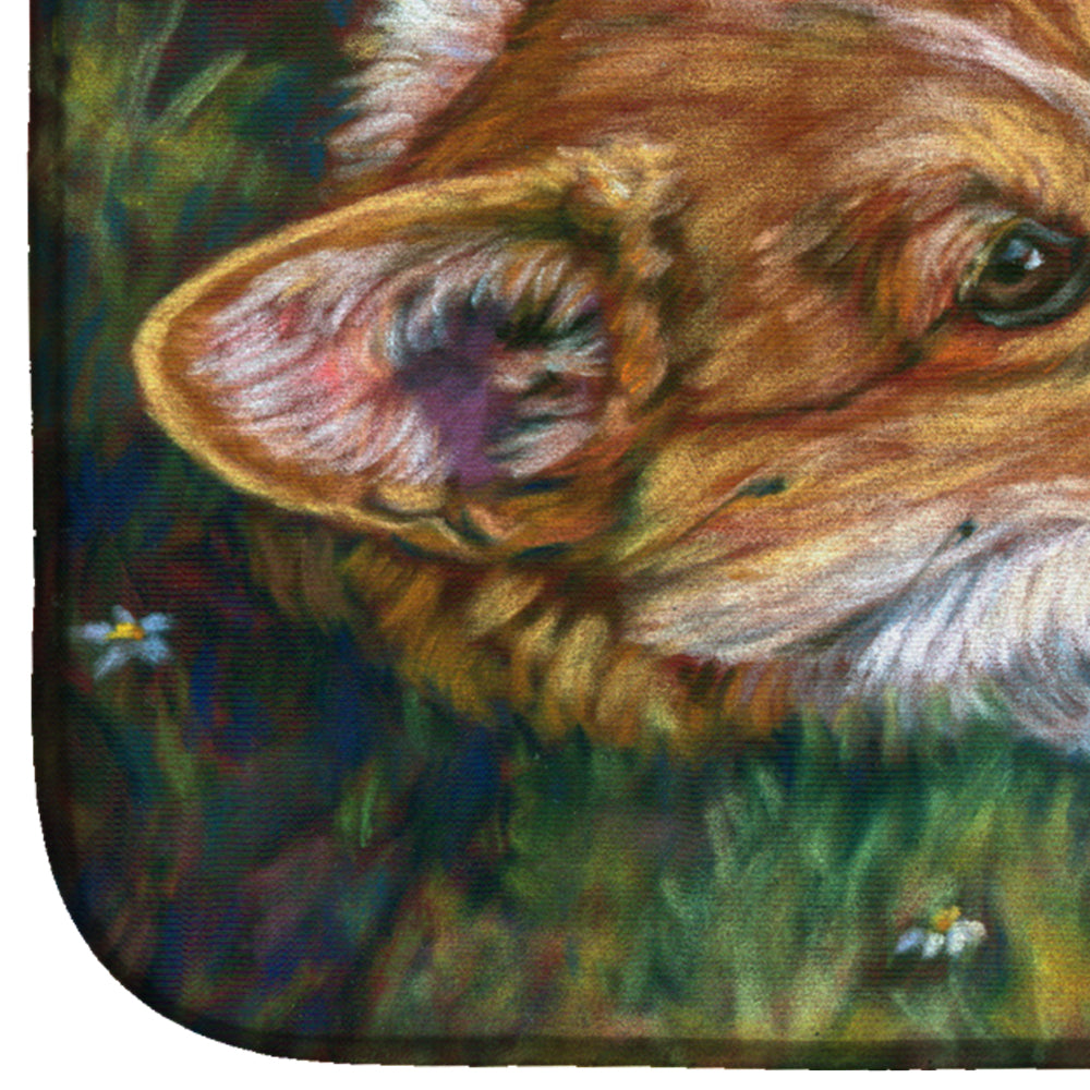 Corgi Pastel Hummingbird Dish Drying Mat 7326DDM  the-store.com.