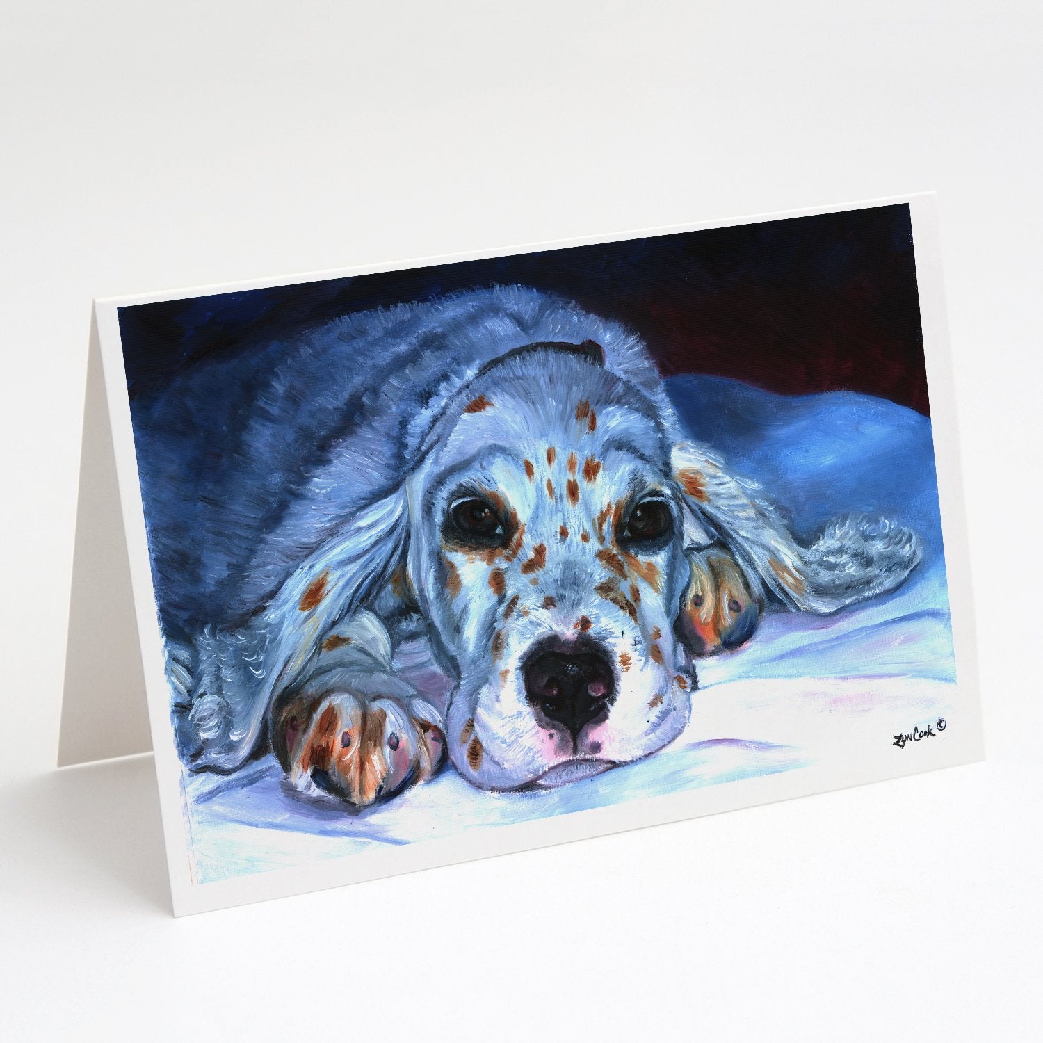 Buy this English Setter Pup Greeting Cards and Envelopes Pack of 8