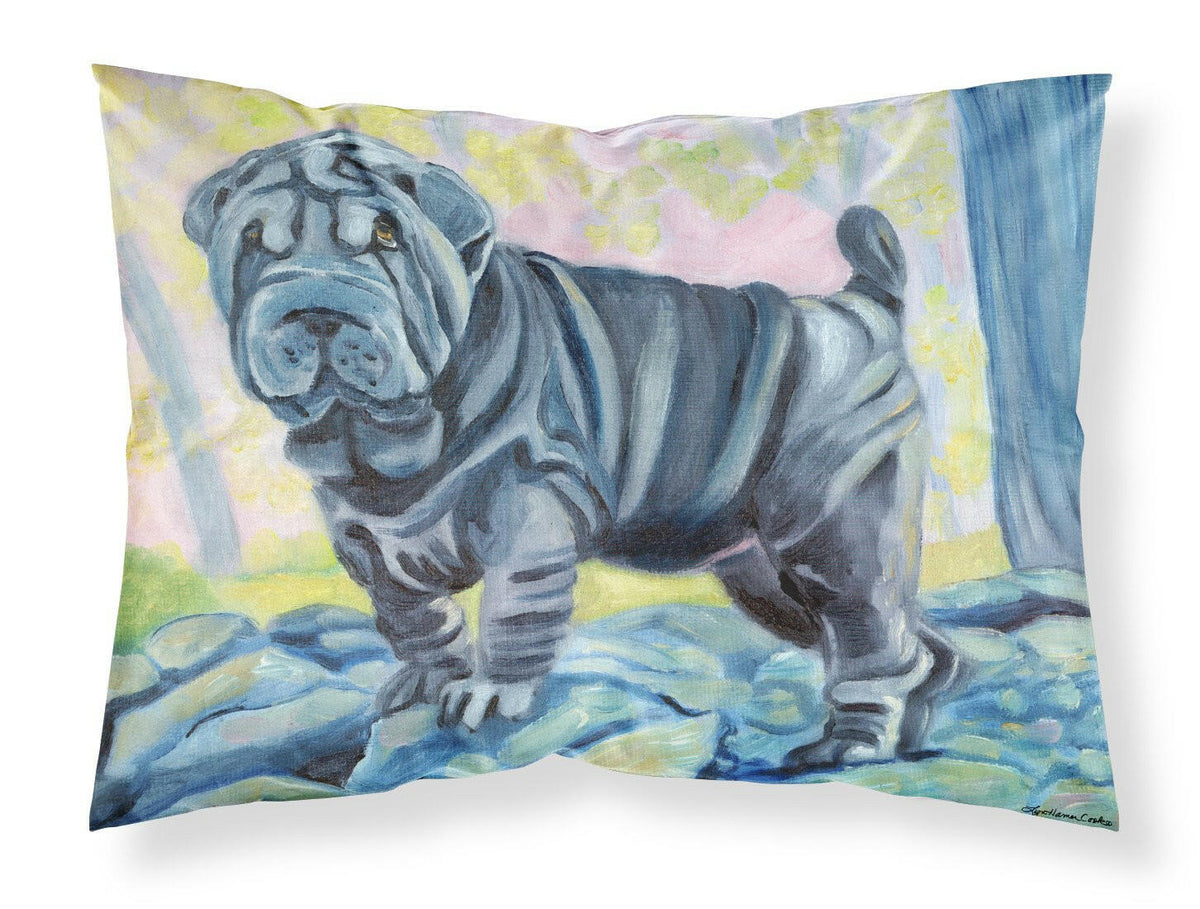 Blue Shar Pei Fabric Standard Pillowcase 7333PILLOWCASE by Caroline&#39;s Treasures