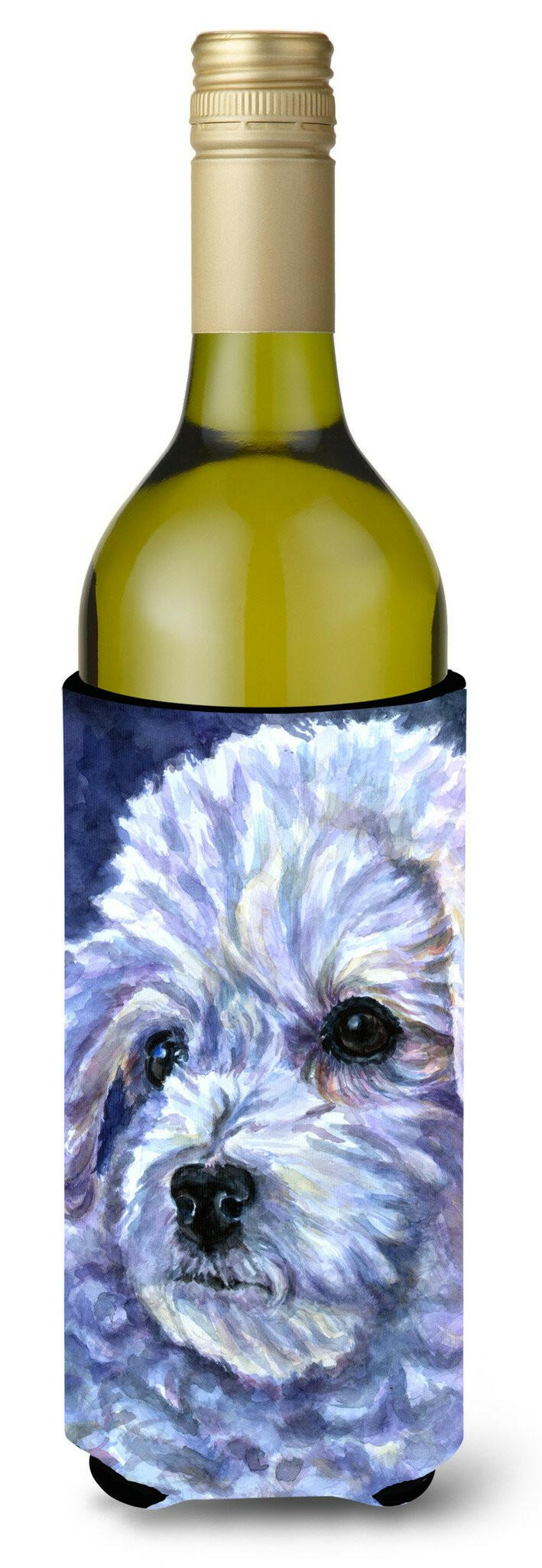 Bichon Frise Wine Bottle Beverage Insulator Hugger 7336LITERK by Caroline's Treasures