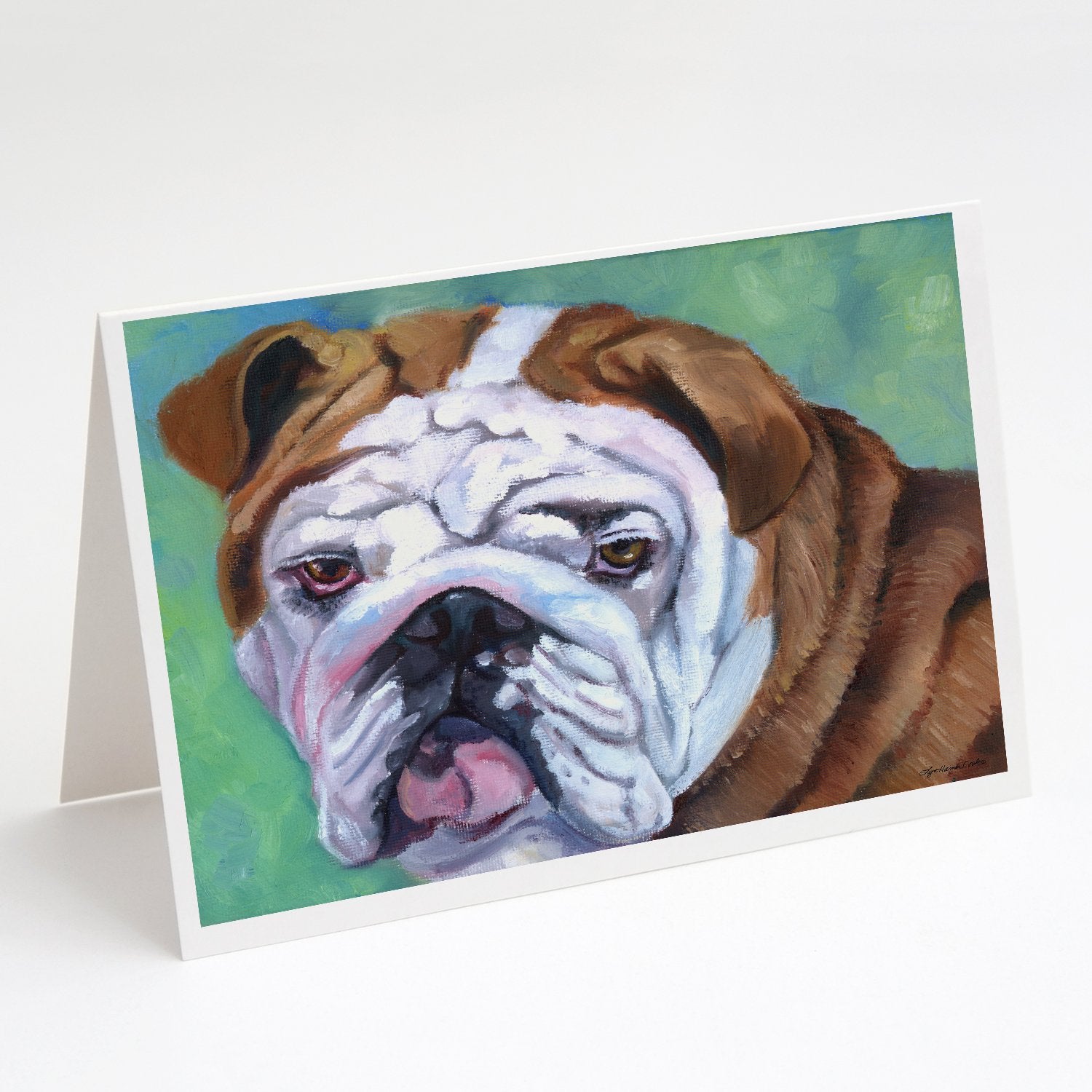 Buy this Admiral the English Bulldog Greeting Cards and Envelopes Pack of 8