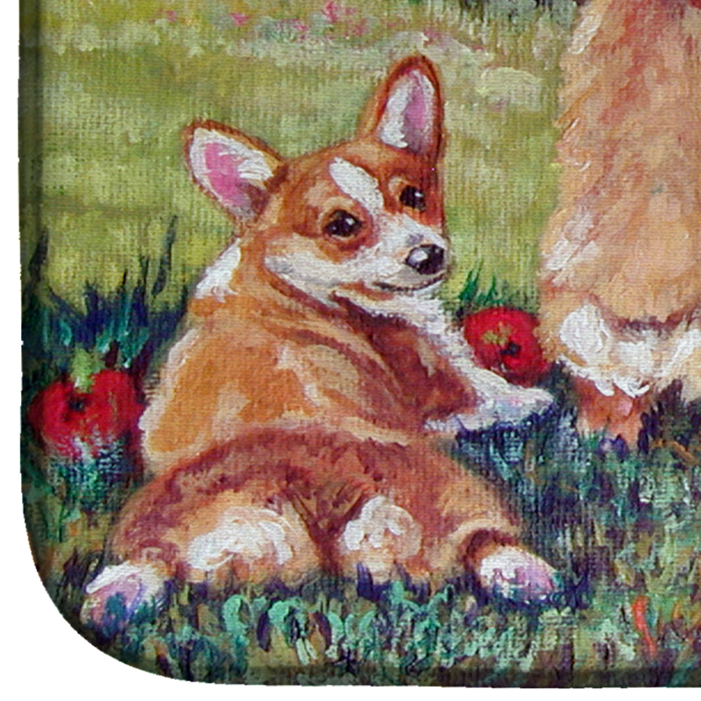 Apple Helper Corgis Dish Drying Mat 7351DDM  the-store.com.