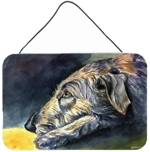 Irish Wolfhound Sleeper Wall or Door Hanging Prints 7353DS812 by Caroline's Treasures