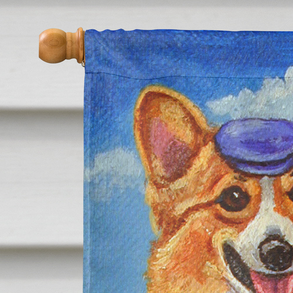 Corgi Golfers Flag Canvas House Size 7361CHF  the-store.com.