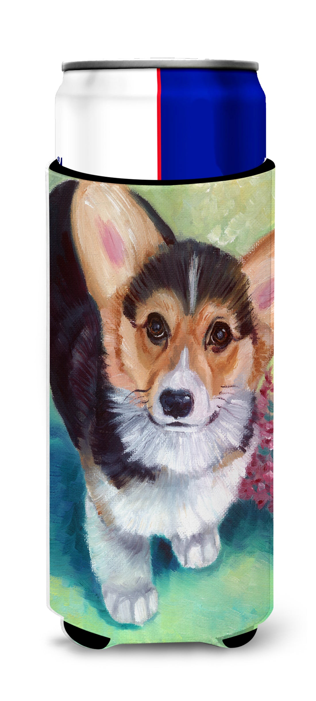 Pembroke Corgi Puppy  Ultra Beverage Insulators for slim cans 7368MUK  the-store.com.