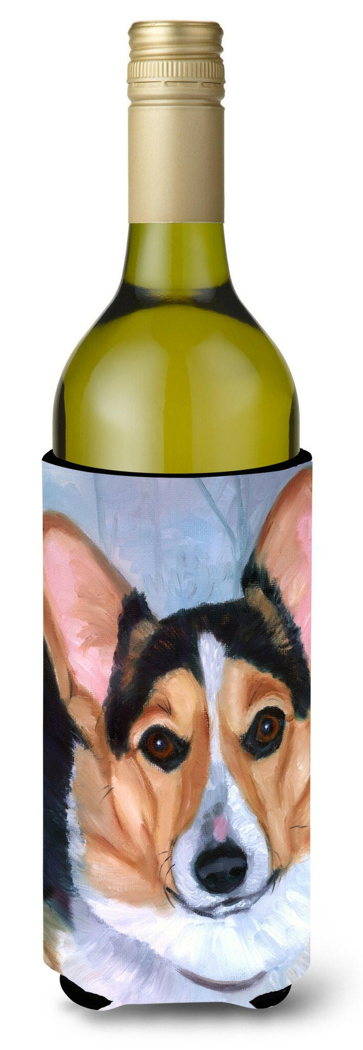 Pembroke Corgi Seriously Wine Bottle Beverage Insulator Hugger 7369LITERK by Caroline&#39;s Treasures