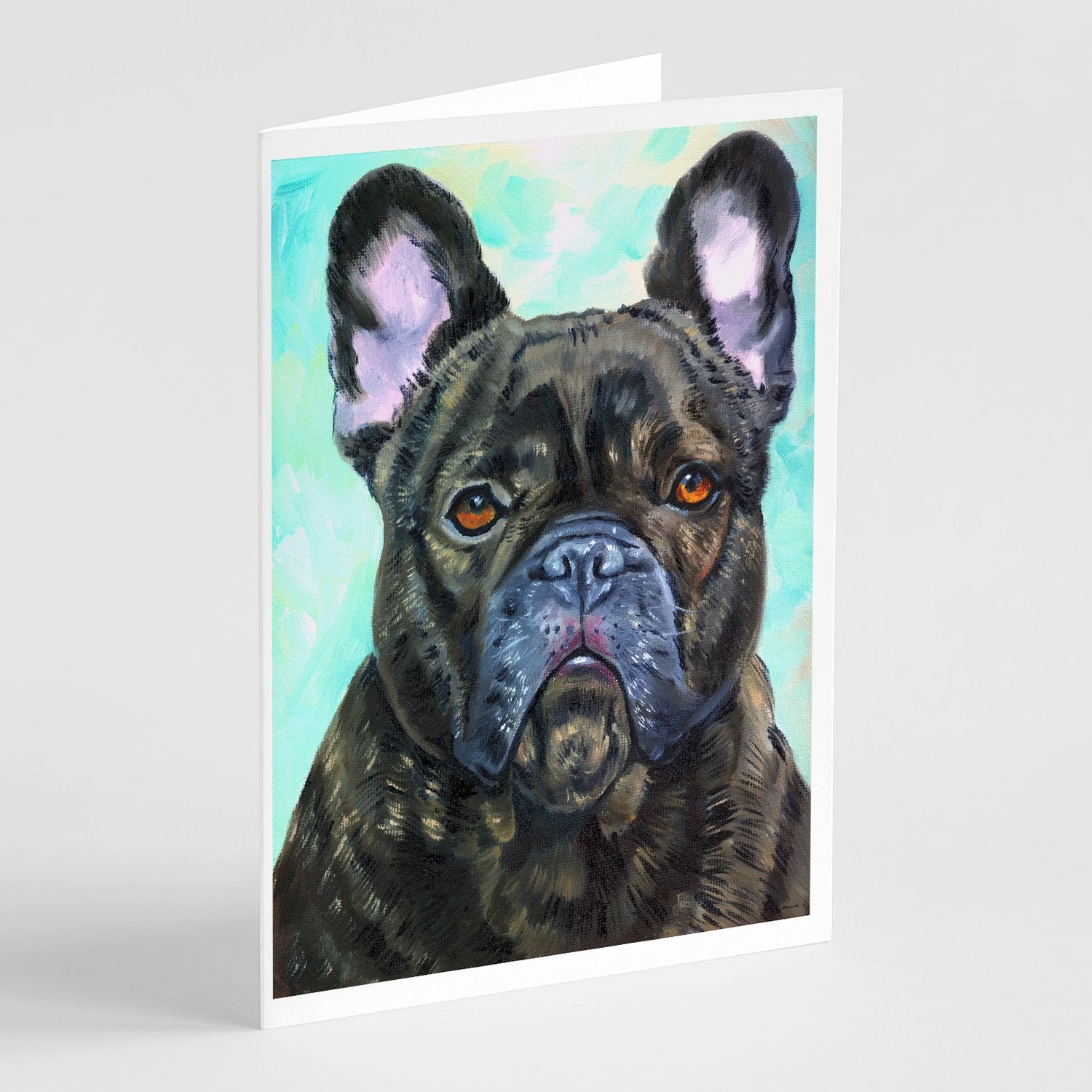 Buy this French Bulldog Lookin at You Greeting Cards and Envelopes Pack of 8