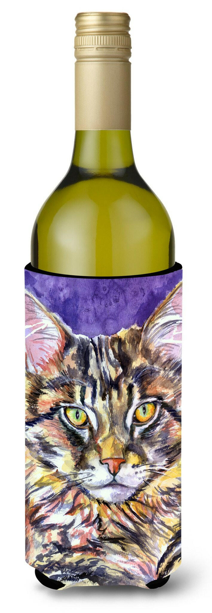 Maine Coon Sassy Wine Bottle Beverage Insulator Hugger 7390LITERK by Caroline's Treasures