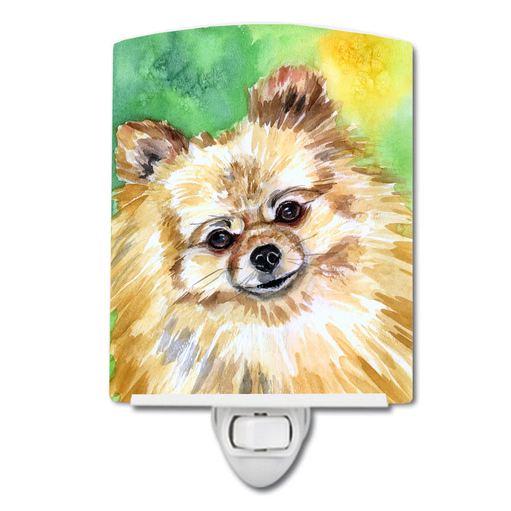 Pomeranian Sissy Ceramic Night Light 7393CNL - the-store.com