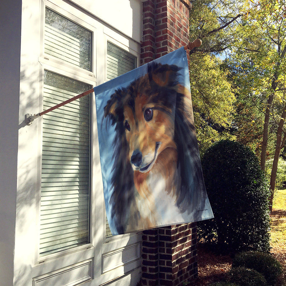 Sheltie Good Boy Flag Canvas House Size 7395CHF  the-store.com.