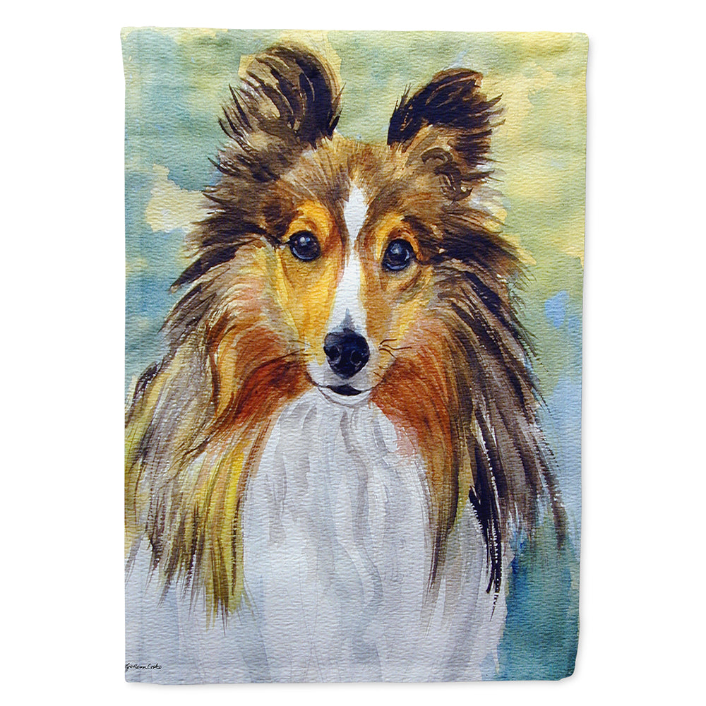 Sheltie Toby Flag Canvas House Size 7397CHF  the-store.com.