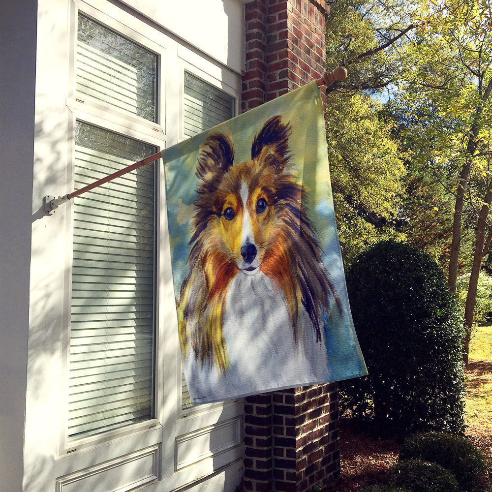 Sheltie Toby Flag Canvas House Size 7397CHF  the-store.com.