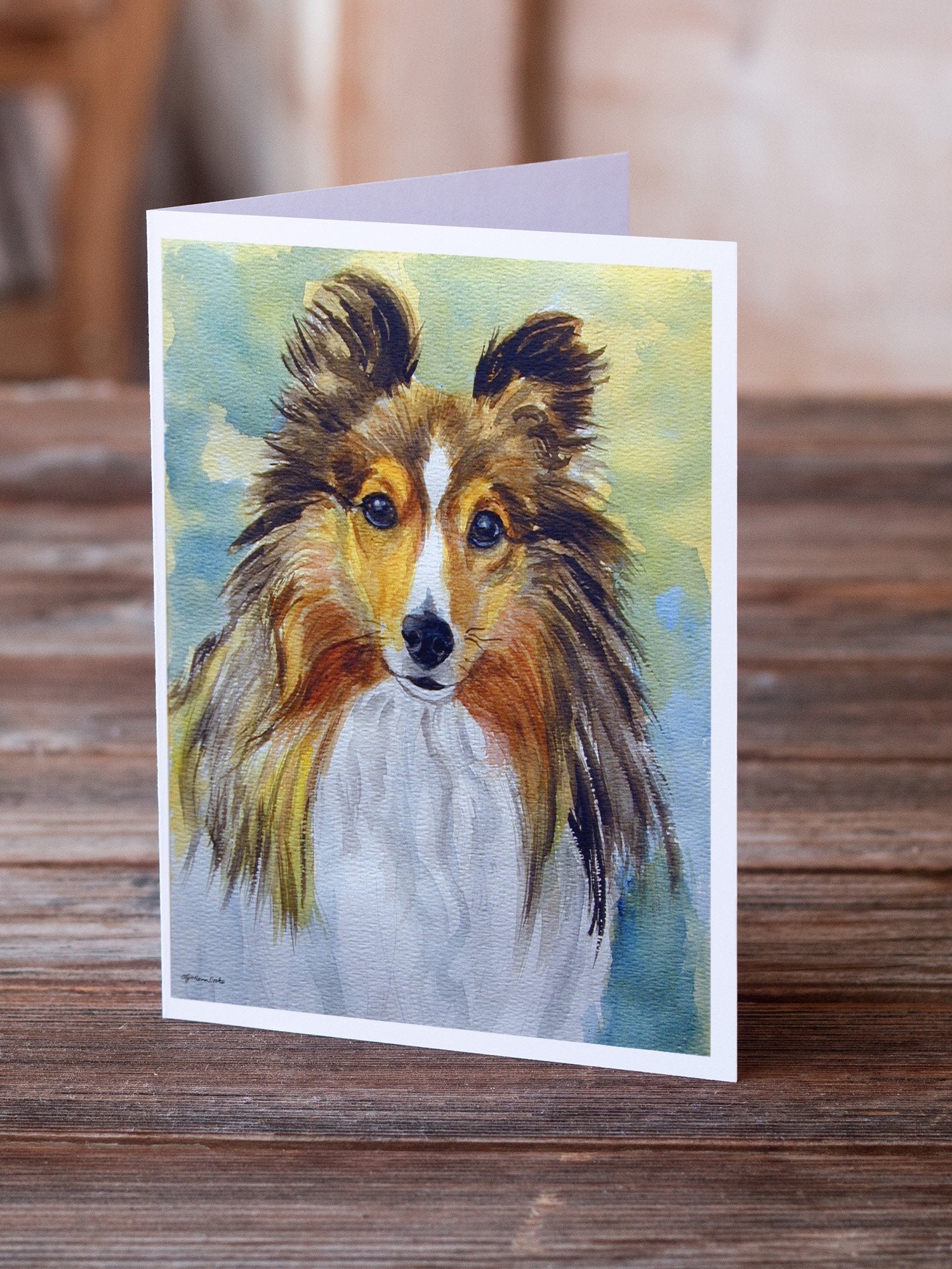 Buy this Sheltie Toby Greeting Cards and Envelopes Pack of 8