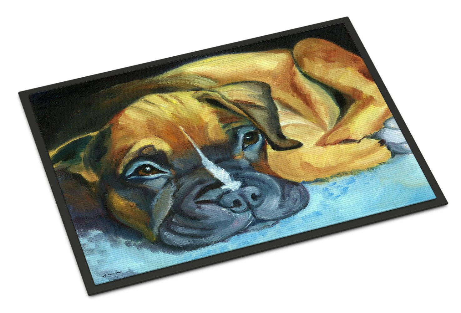 Boxer Pup Indoor or Outdoor Mat 18x27 7401MAT - the-store.com