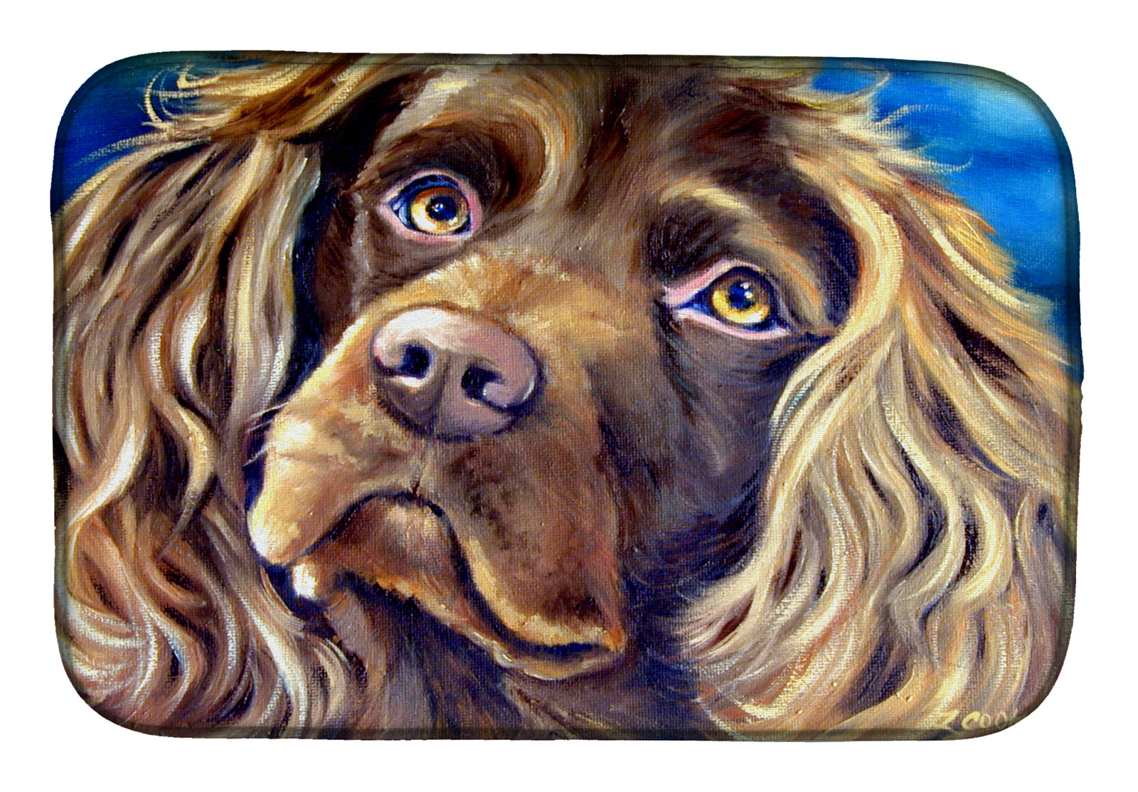 Boykin Spaniel Dish Drying Mat 7402DDM  the-store.com.