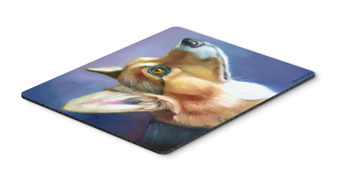 Corgi Devotion Mouse Pad, Hot Pad or Trivet 7405MP by Caroline&#39;s Treasures