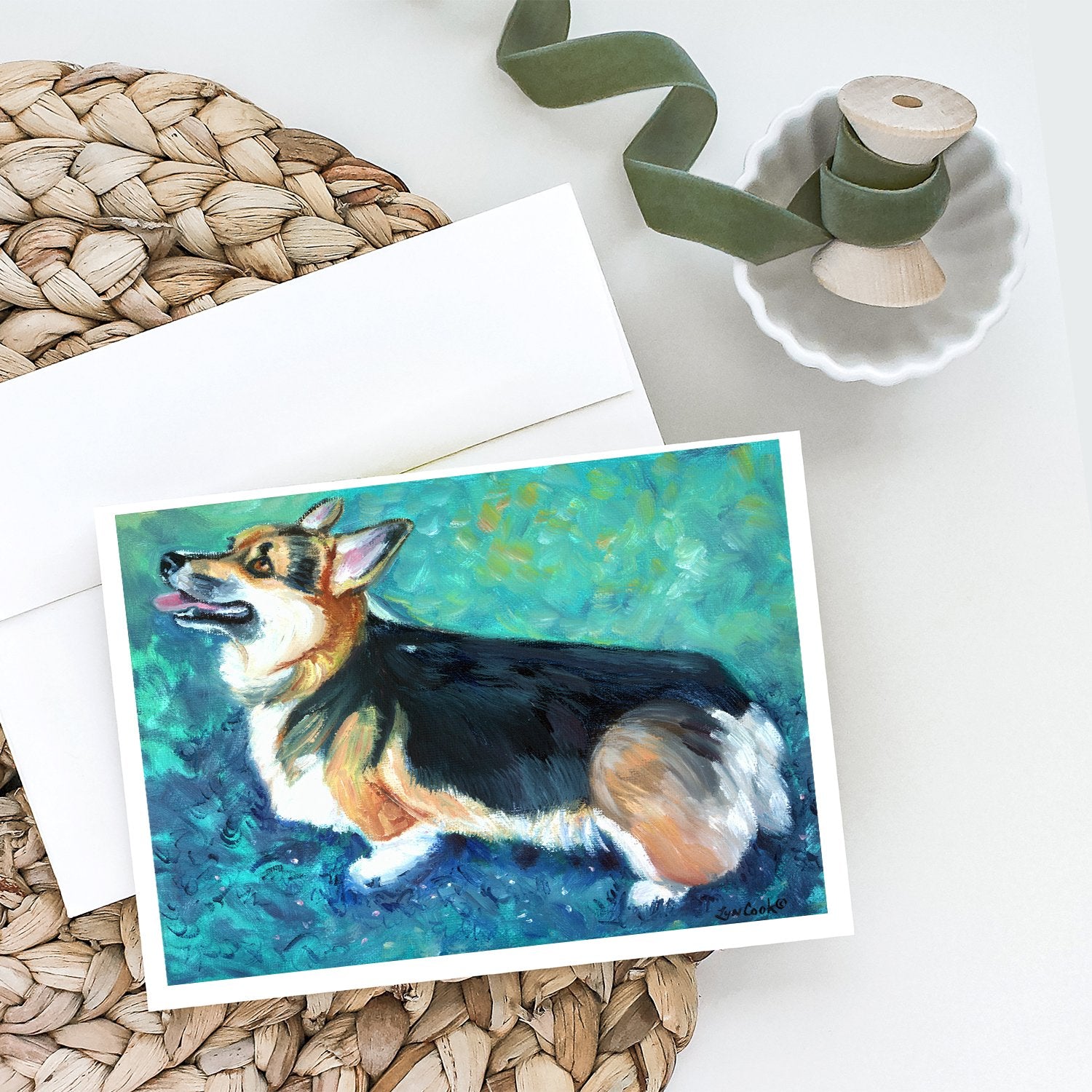 Buy this Corgi Pembroke Greeting Cards and Envelopes Pack of 8