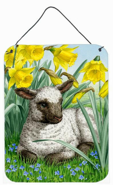 Lamb Wall or Door Hanging Prints ASA2025DS1216 by Caroline's Treasures