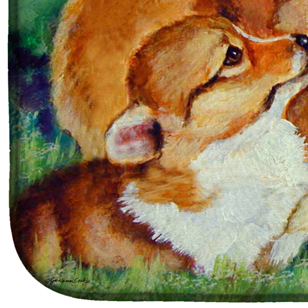 Corgi Momma's Love Dish Drying Mat 7412DDM  the-store.com.