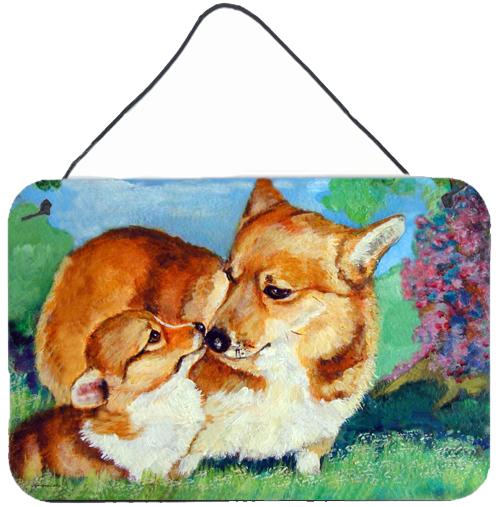 Corgi Momma's Love Wall or Door Hanging Prints 7412DS812 by Caroline's Treasures