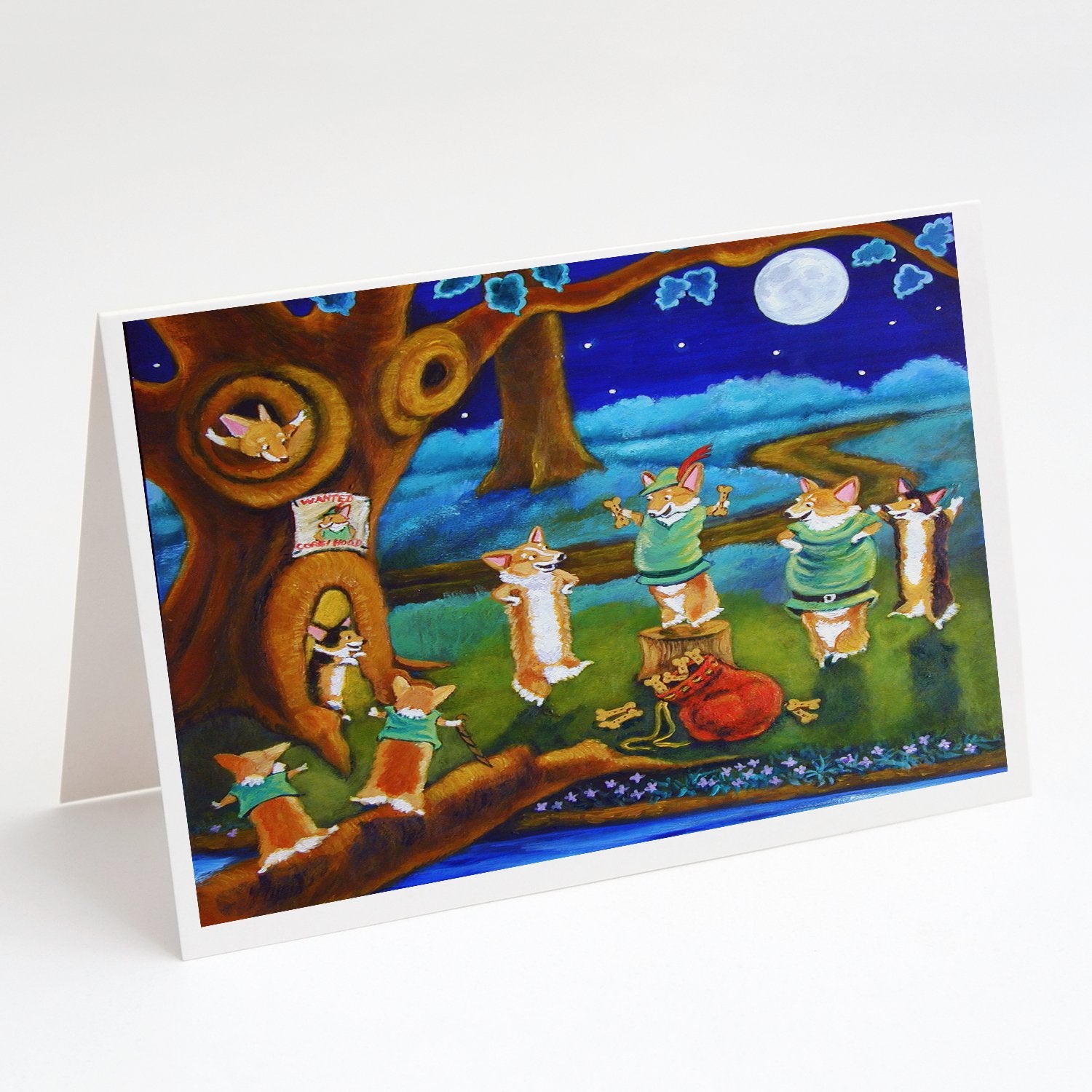 Buy this Corgi Robin Hood Greeting Cards and Envelopes Pack of 8