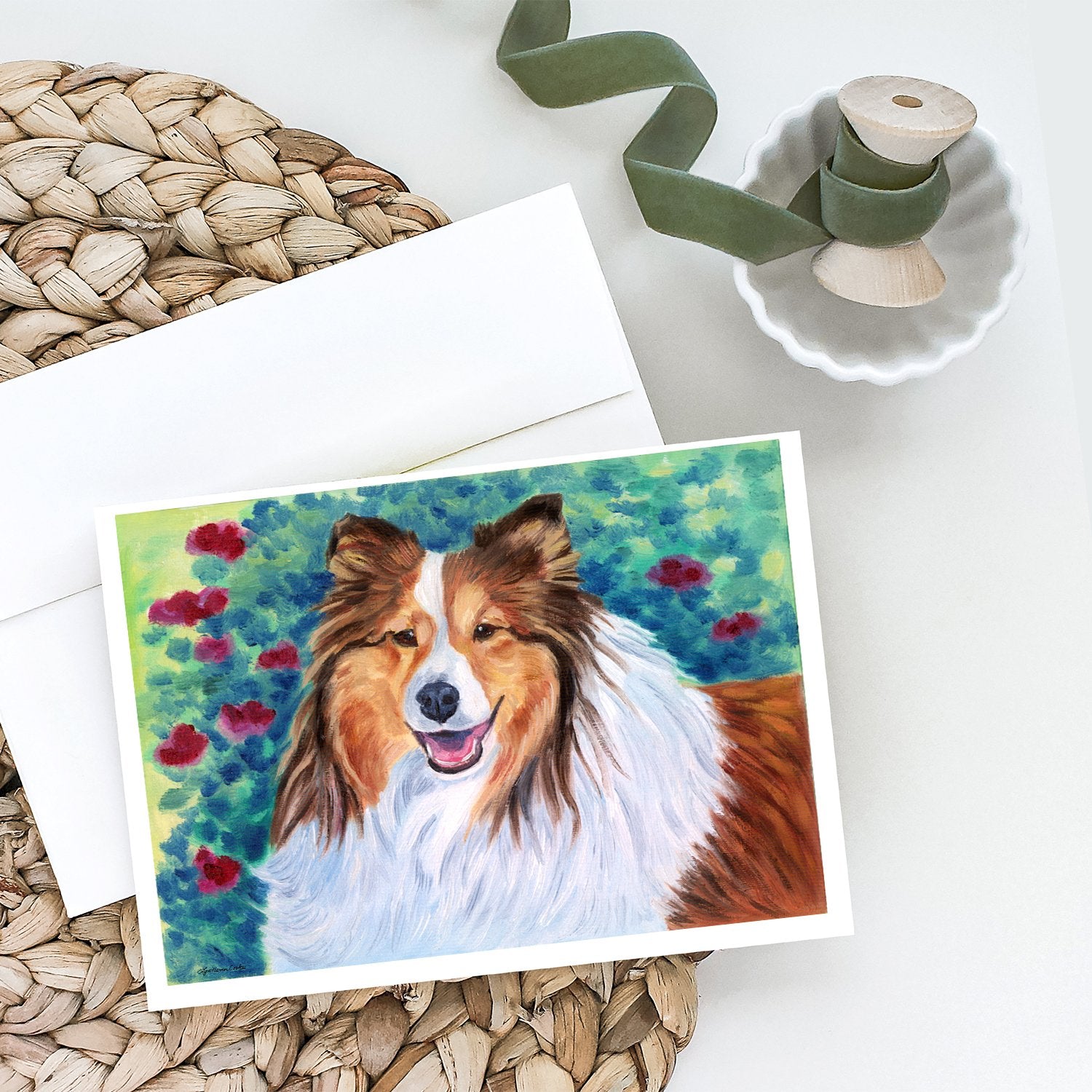 Buy this Sheltie Greeting Cards and Envelopes Pack of 8