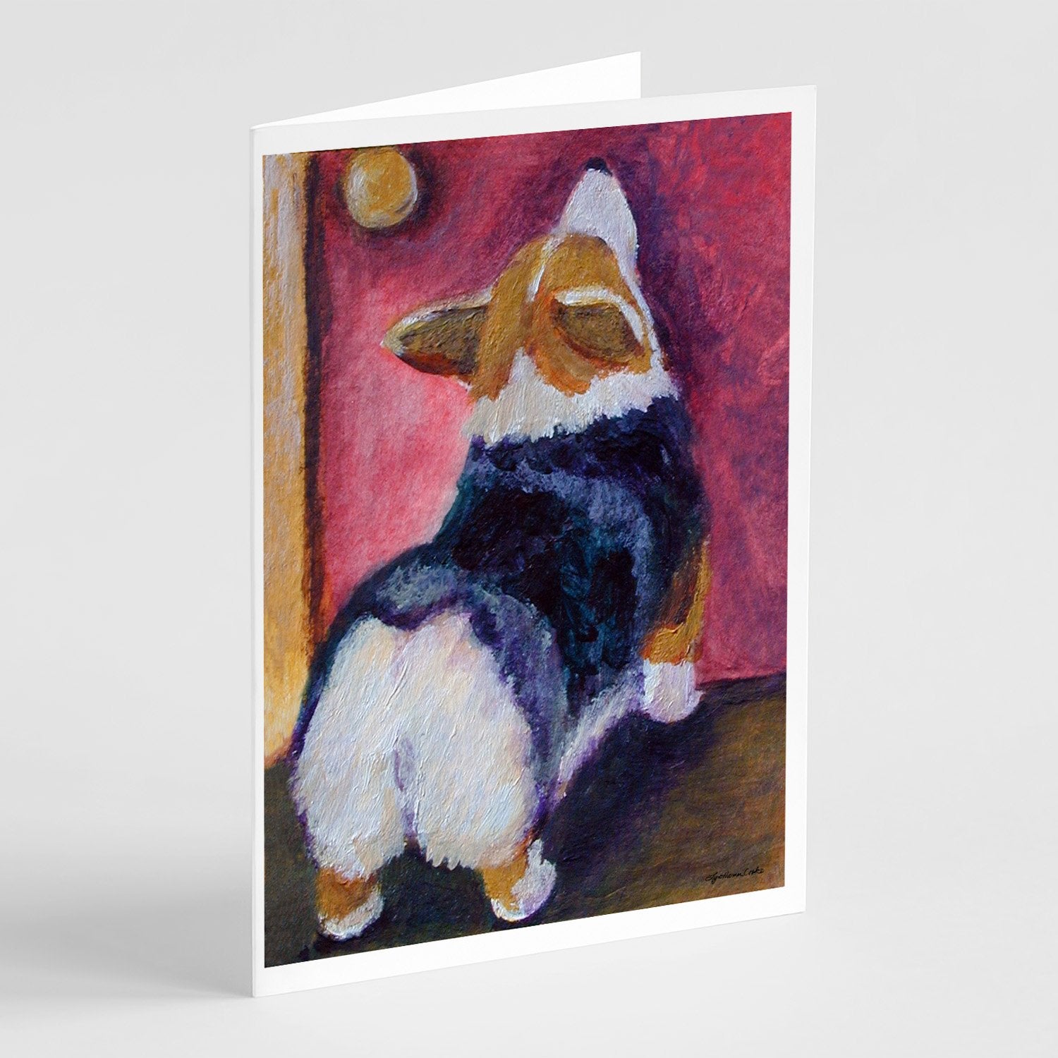 Buy this Corgi Let me in Greeting Cards and Envelopes Pack of 8