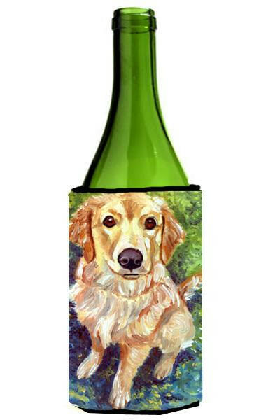 Golden Retriever Patience Wine Bottle Beverage Insulator Hugger 7428LITERK by Caroline's Treasures