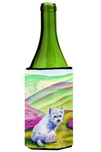 Westie Long Road Ahead Wine Bottle Beverage Insulator Hugger 7429LITERK by Caroline&#39;s Treasures