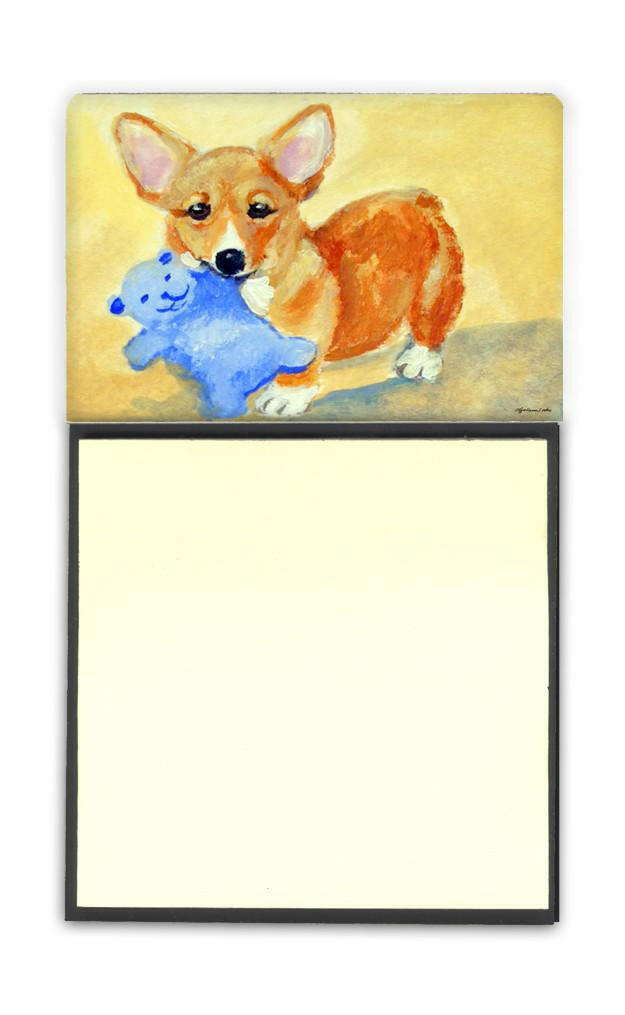 Corgi and Teddy Bear Sticky Note Holder 7432SN by Caroline's Treasures