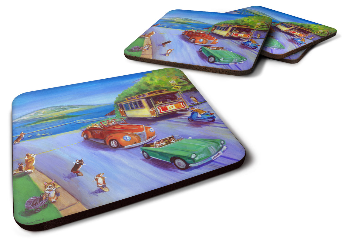 Corgi Hyde Park Foam Coasters set of 4 7436FC - the-store.com