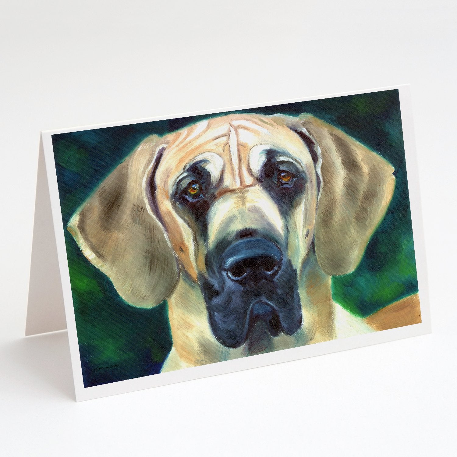 Buy this Great Dane Lookin at you Greeting Cards and Envelopes Pack of 8