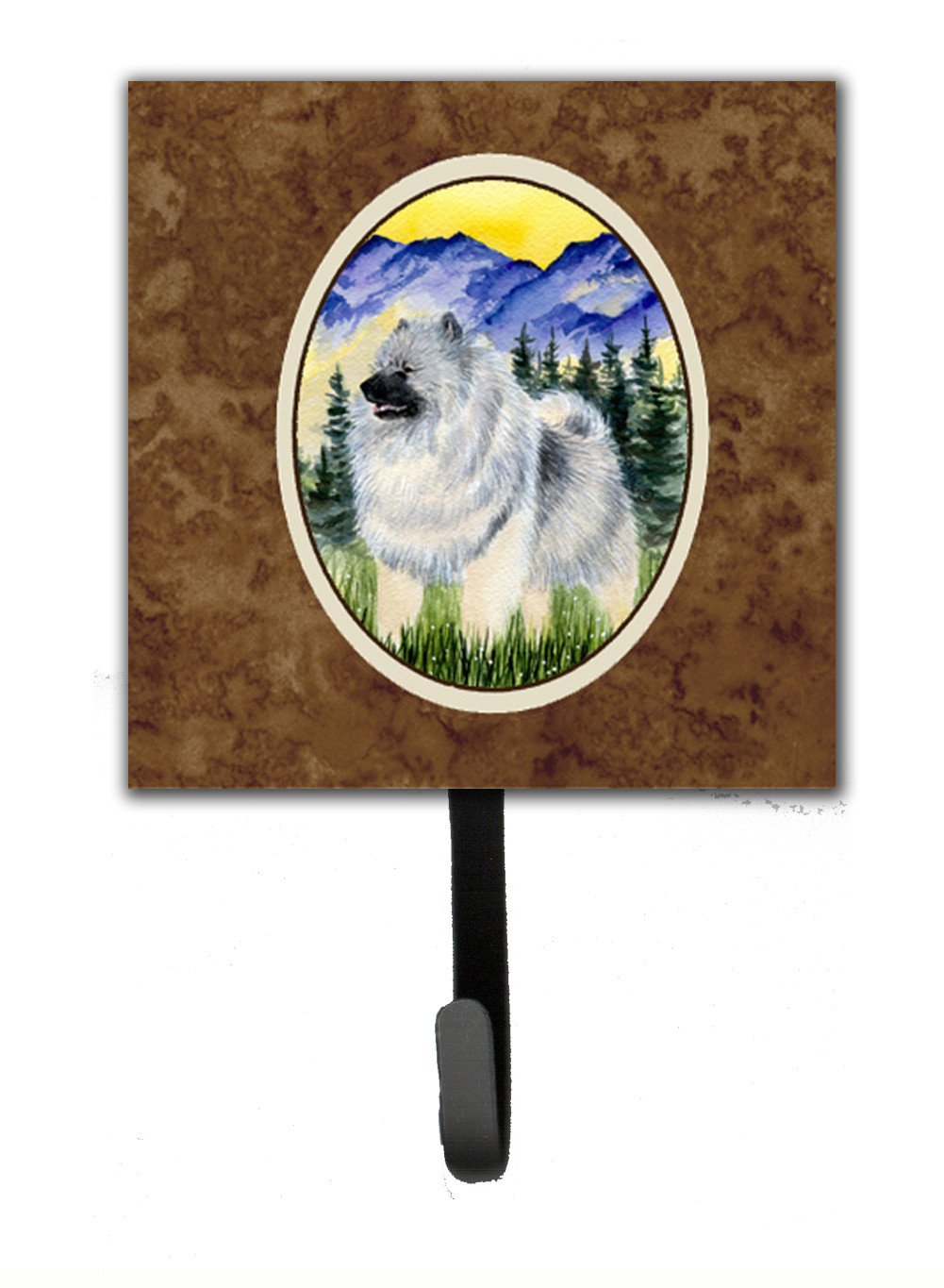 Keeshond Leash Holder or Key Hook by Caroline's Treasures