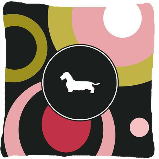 Dachshund Decorative   Canvas Fabric Pillow by Caroline's Treasures