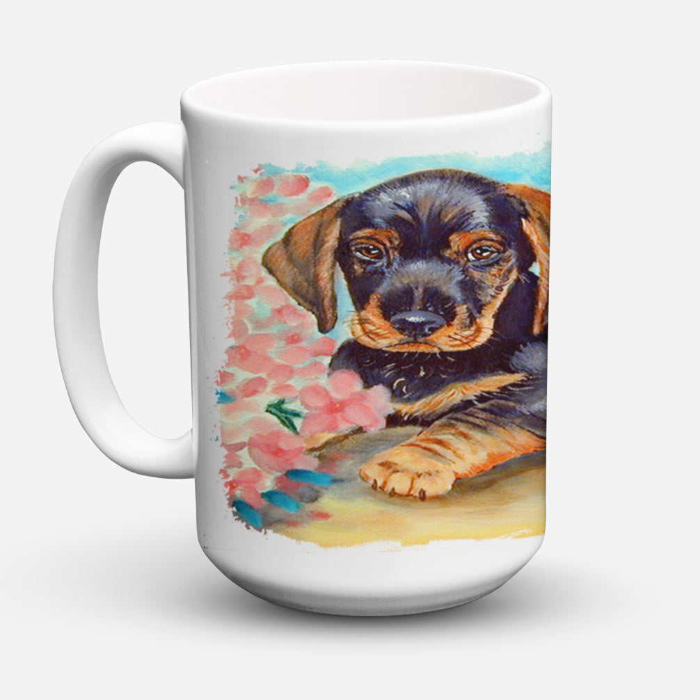 Dachshund Dishwasher Safe Microwavable Ceramic Coffee Mug 15 ounce 7501CM15  the-store.com.